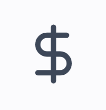 A dollar sign
