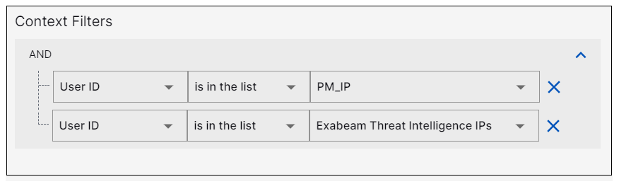 Include Context Filtering in Visualizations | Exabeam Documentation Portal