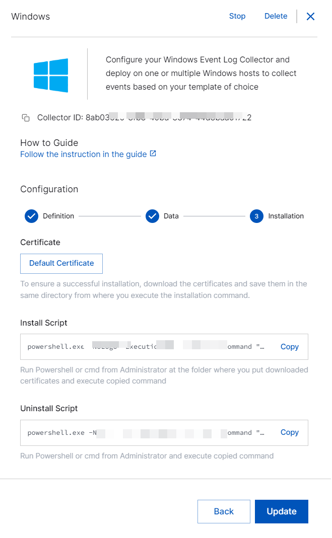 Modify the Windows Event Log Collector Configuration | Exabeam ...